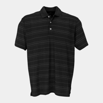 Vansport? Three-Color Textured Stripe Polo Thumbnail