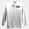 Long Sleeve Silk Touch™ Polo with Pocket Thumbnail