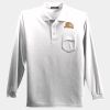 Long Sleeve Silk Touch™ Polo with Pocket Thumbnail