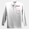 Long Sleeve Silk Touch™ Polo with Pocket Thumbnail