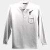 Long Sleeve Silk Touch™ Polo with Pocket Thumbnail