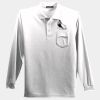 Long Sleeve Silk Touch™ Polo with Pocket Thumbnail